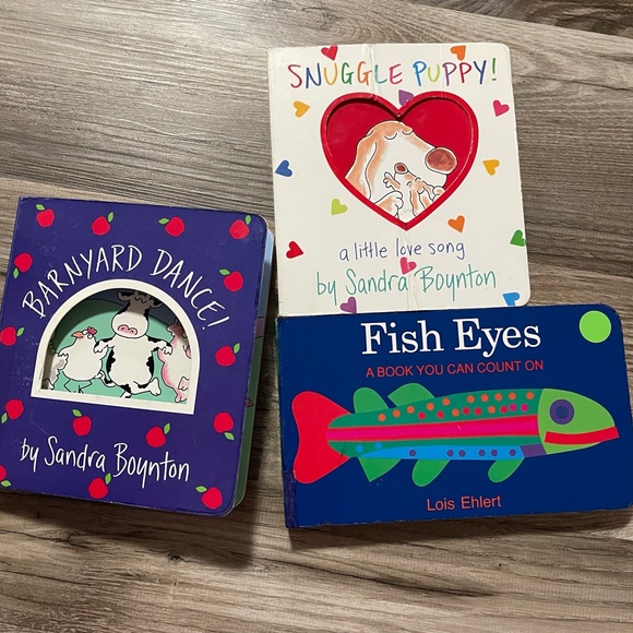 3 Piece Baby Board Books -- Most Touch and Feel - Picture 1 of 9
